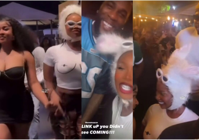 Video of BBNaija’s Tacha and Phyna partying with Burna Boy trends online