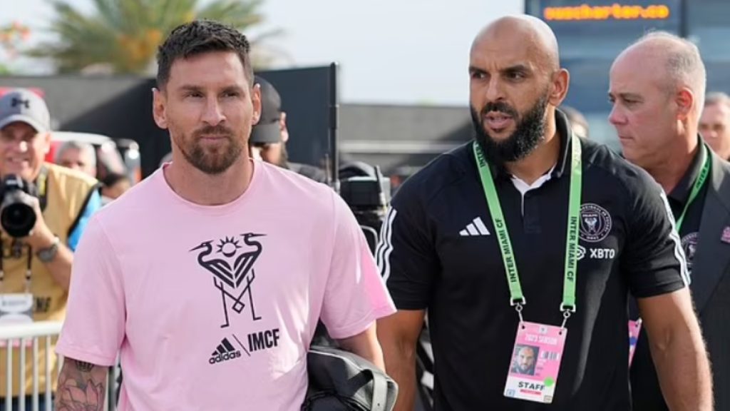 Lionel Messi’s bodyguard, Chueko, banned from entering pitch