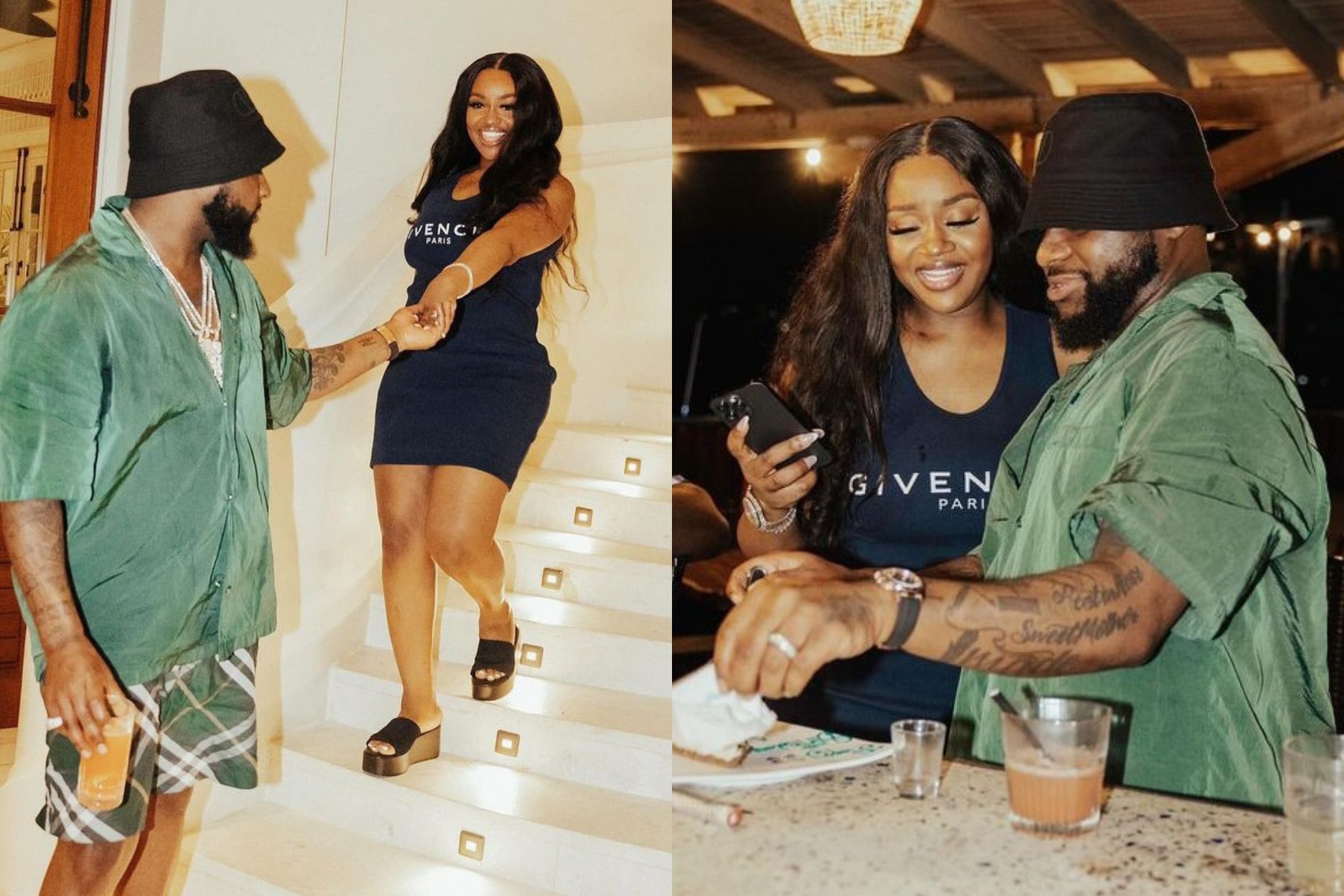 “Your strength and grace lift me every day” – Davido pens romantic note to wife, Chioma, makes lifetime commitment to her