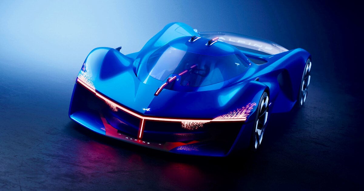 alpine’s alpenglow hypercar to run on hydrogen in endurance track race for the first time