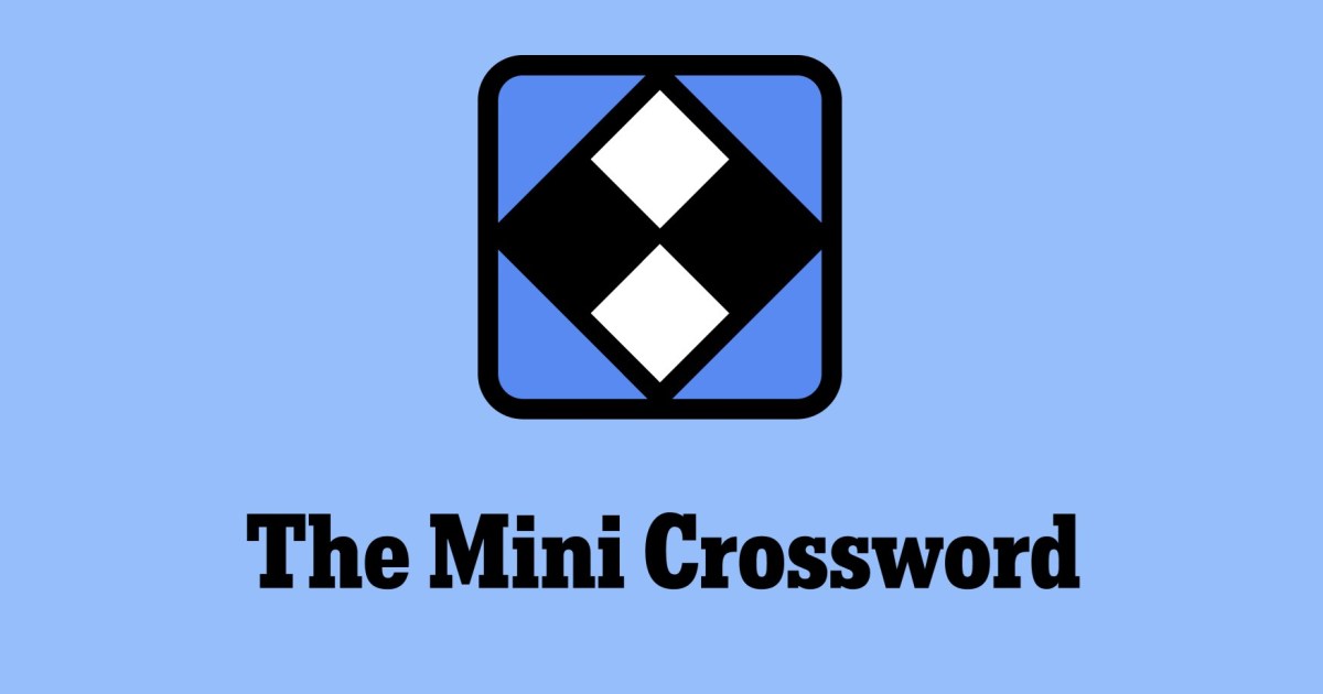 NYT Mini Crossword today: puzzle answers for Sunday, May 12