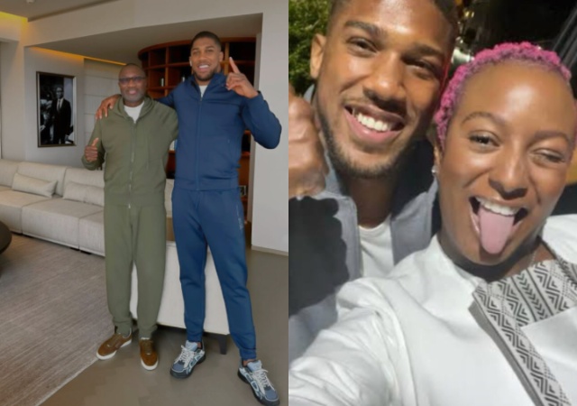 DJ Cuppy’s British ex comments on her post as Anthony Joshua visits Femi Otedola