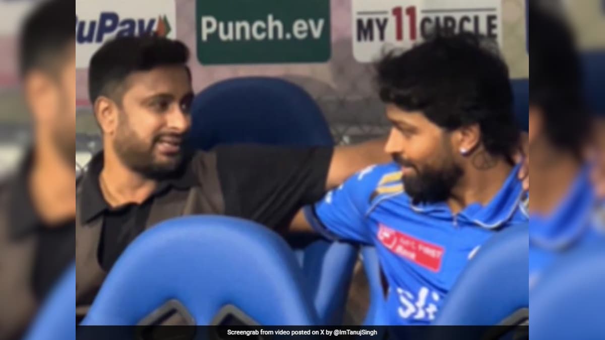 Ambati Rayudu Consoles Hardik Pandya After Mumbai Indians’ Loss vs Rajasthan Royals. Watch