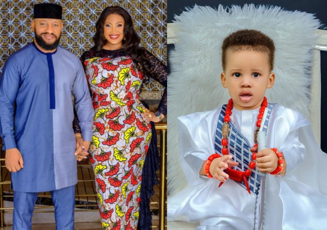 Yul Edochie reacts as netizens demands paternity check on second son with Judy Austin