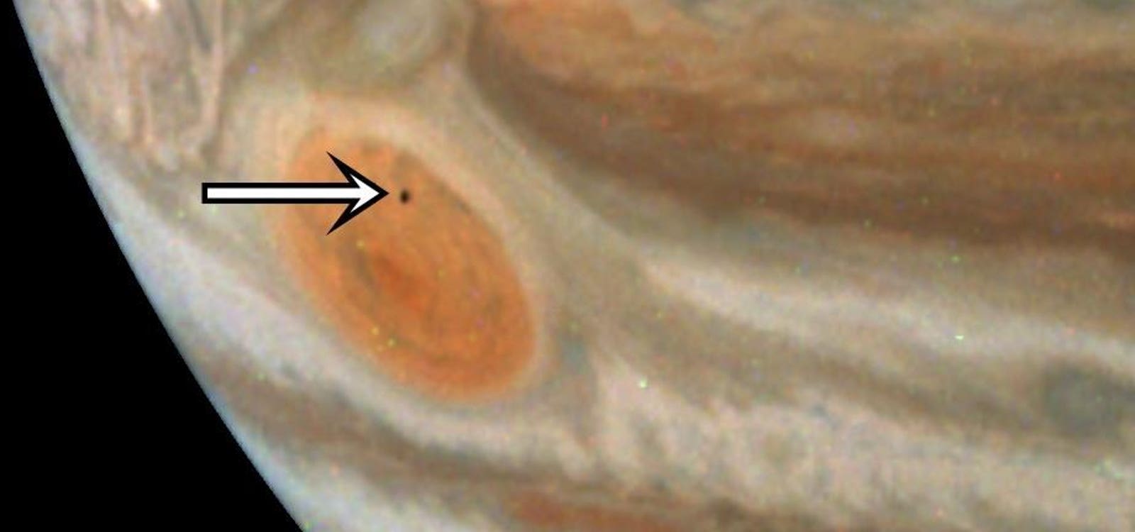 ‘Potato Moon’ Photobombs Jupiter’s Great Red Spot In New NASA Images