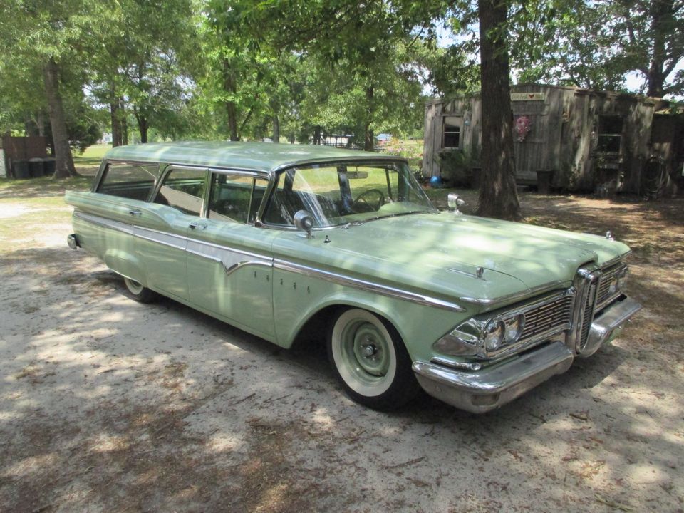 1959 Edsel Villager With Matching Yellowstone Camper Is Undeniably Vintage