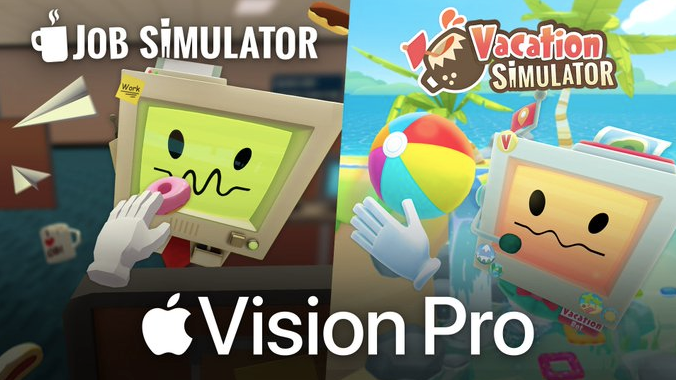 VR Classics Job Simulator And Vacation Simulator Come To Apple Vision Pro