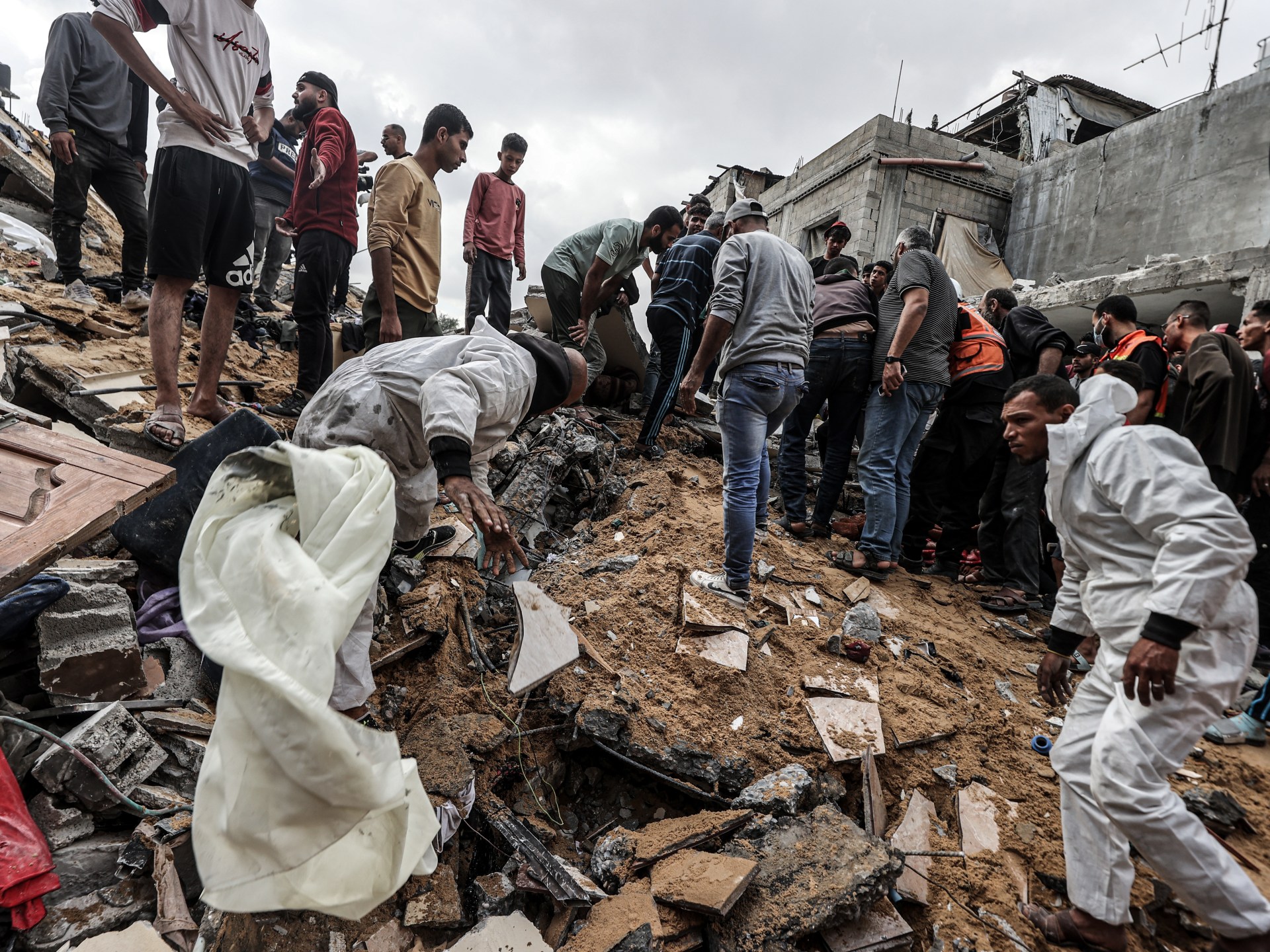 More than half a million Palestinians flee as Israel escalates Gaza attacks