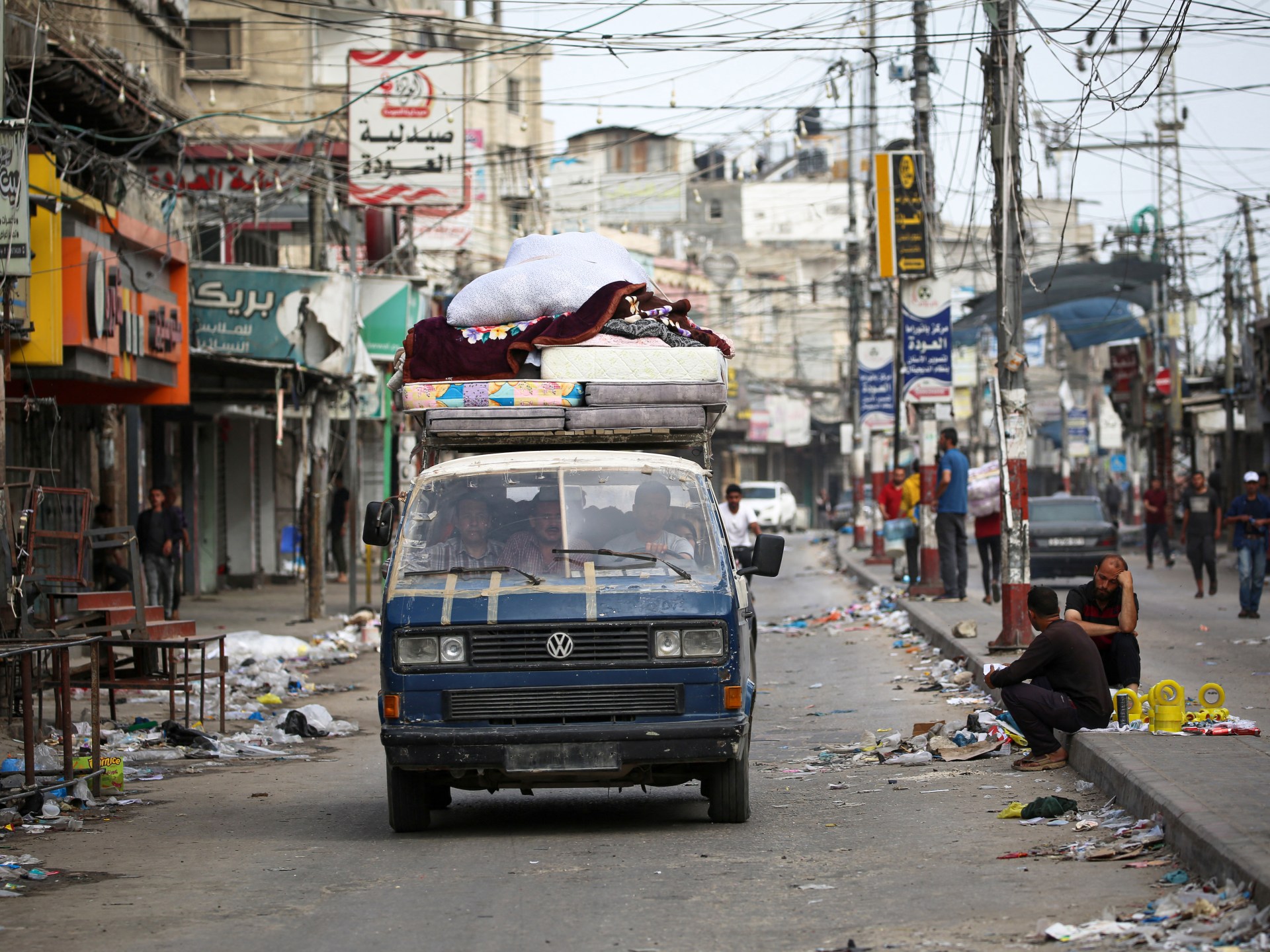 Thousands flee Rafah after Israeli forces issue evacuation order