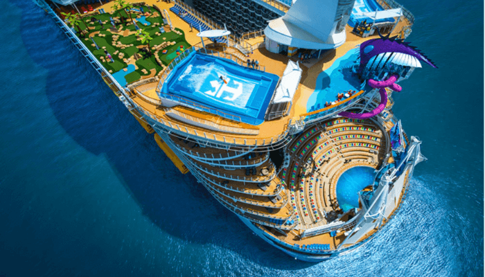 Embark on an adventurous luxury cruise to the Bahamas aboard The Royal Carribbean Wonder of The Seas