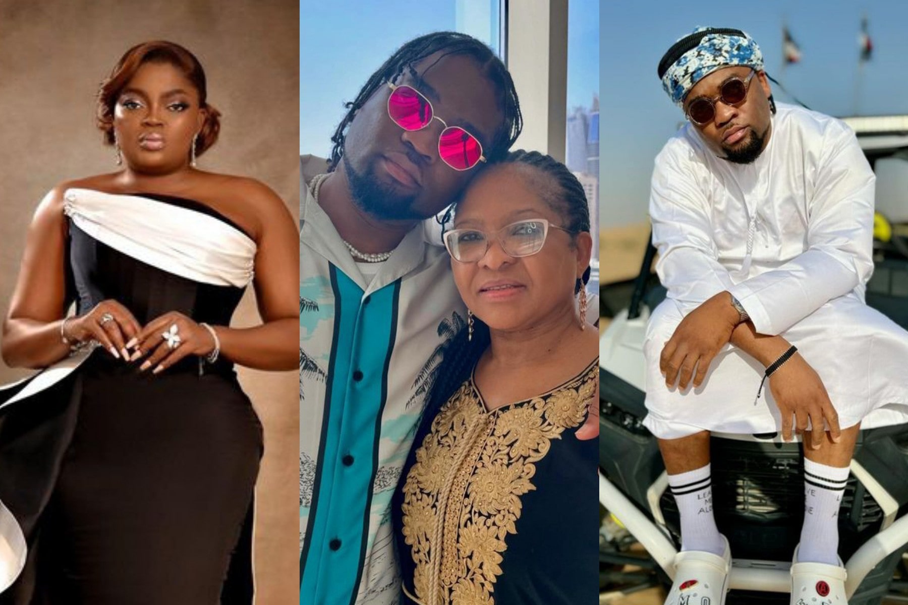 Funke Akindele set tongues wagging over her sweet birthday message to singer, Mo Eazy’s mother amid alleged relationship rumours