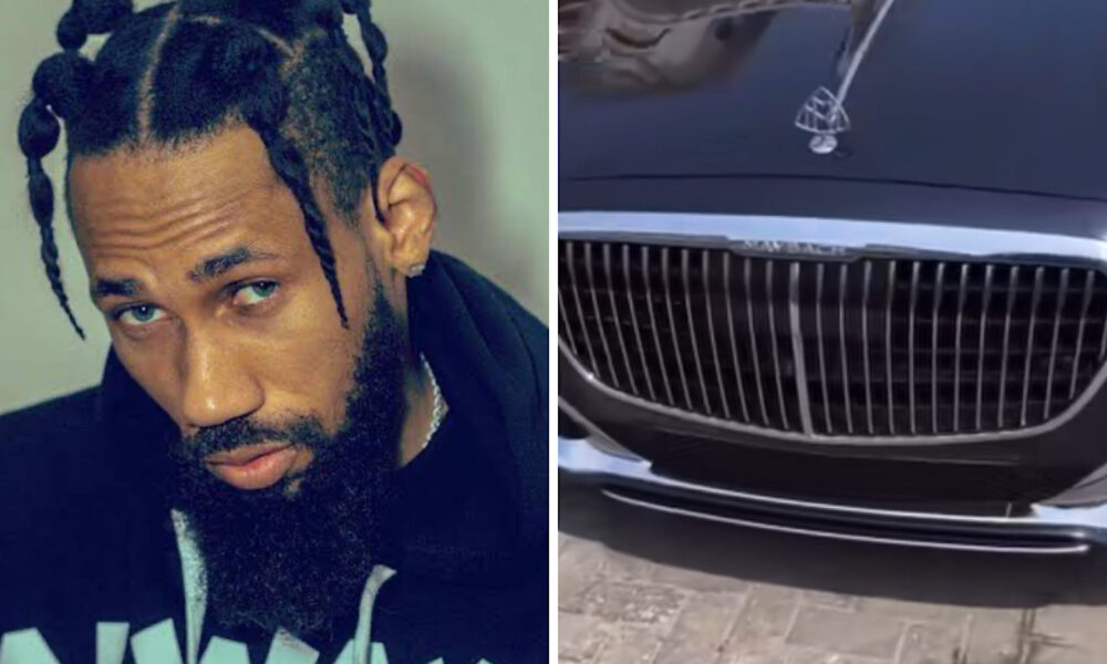 Rapper Phyno buys a mercedes Benz Maybach