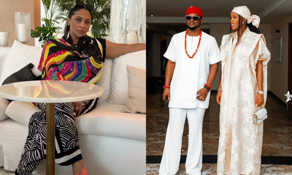 “Living and minding my business” – Peter Okoye’s wife, Lola Omotayo breaks silence amid his brother, Paul’s new marriage