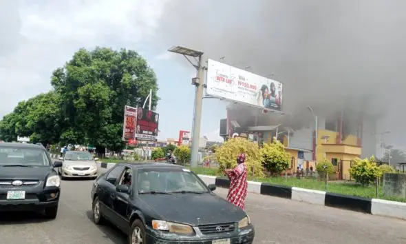 Asaba Cinema House On Fire