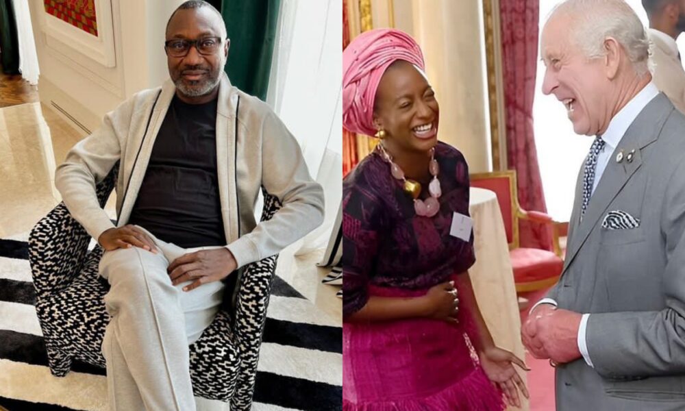 “She is going places” – Femi Otedola hails daughter, DJ Cuppy over her new role with the King of England