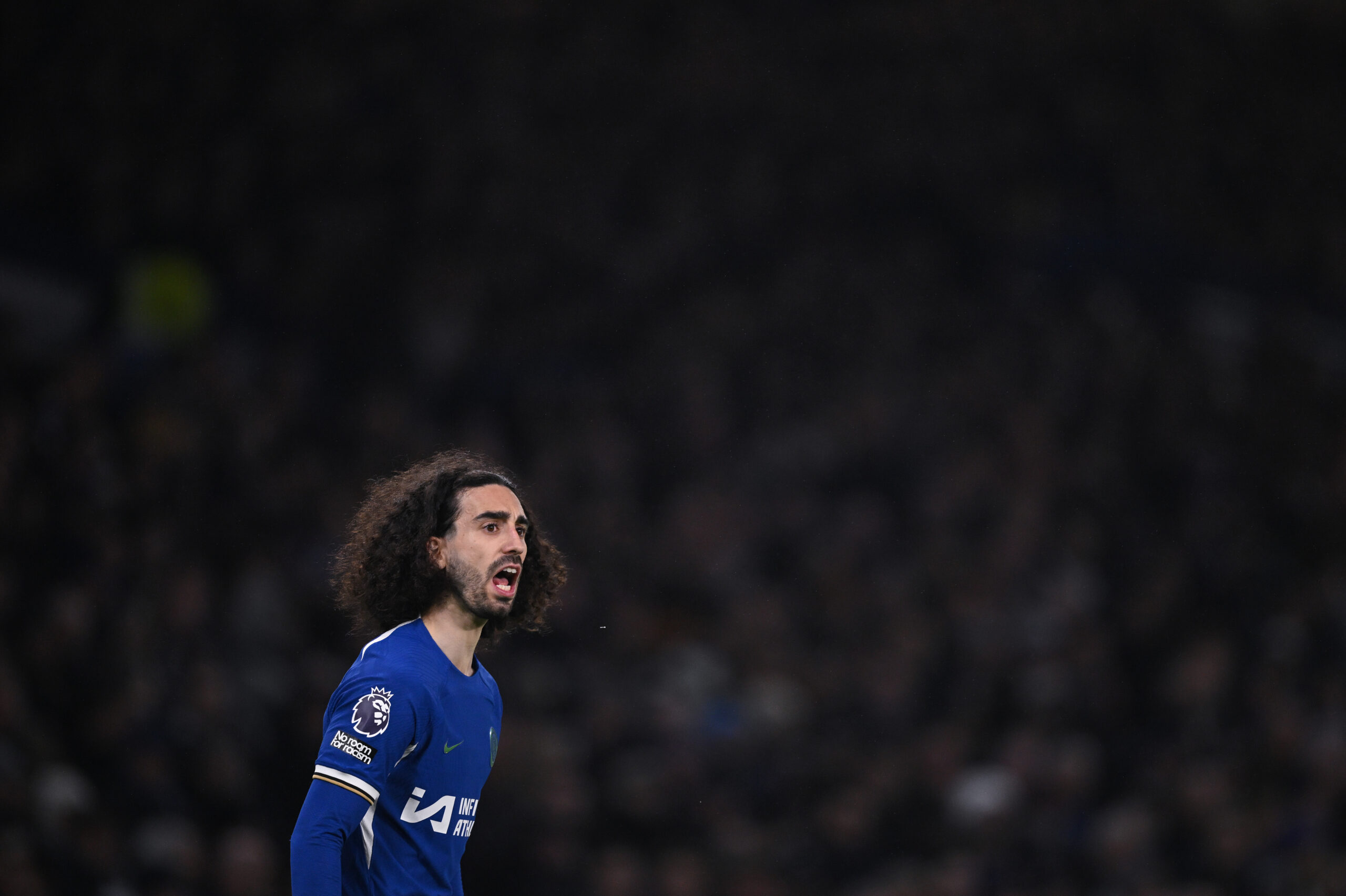 Noni Madueke reacts to the Instagram post of Chelsea star Marc Cucurella after Brighton win