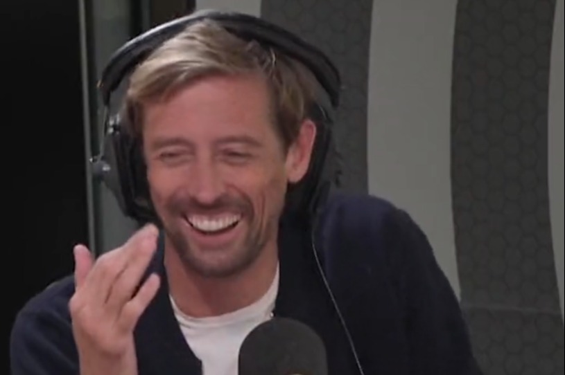 ‘I’ve let everyone down’ – Peter Crouch gives hilarious response to fan who ‘spotted’ him during West Ham’s clash with Luton