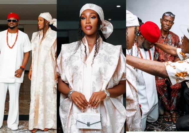 Paul Okoye shares official photos from his marriage introduction with Ivy Ifeoma