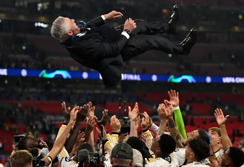 UCL: Ancelotti Becomes Most Successful Manager Ahead Of Guardiola, Mourinho