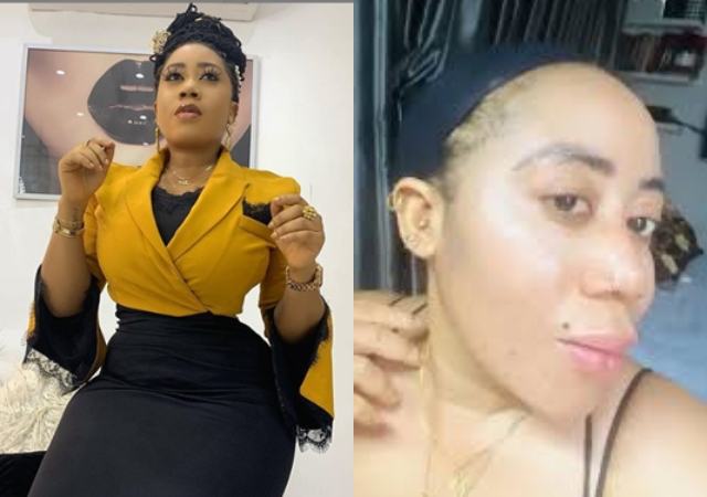 Moyo Lawal fights dirty with fans for allegedly bleaching her skin: Put Viewers discretion next time