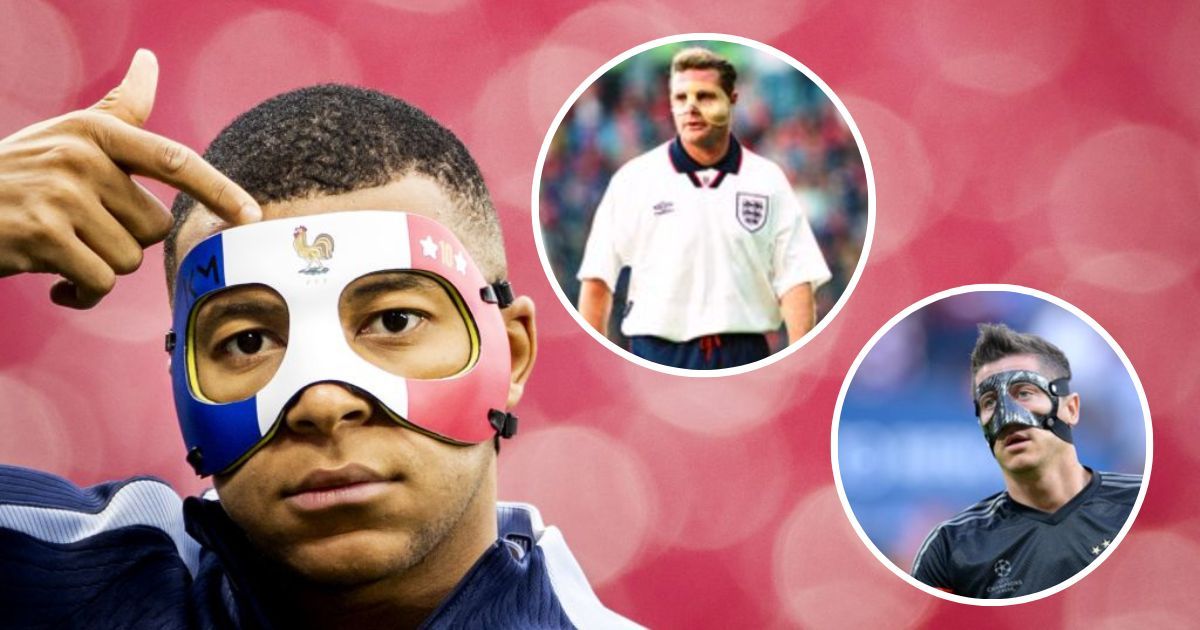 Footballers who wore masks, a list Kylian Mbappe is expected to join soon