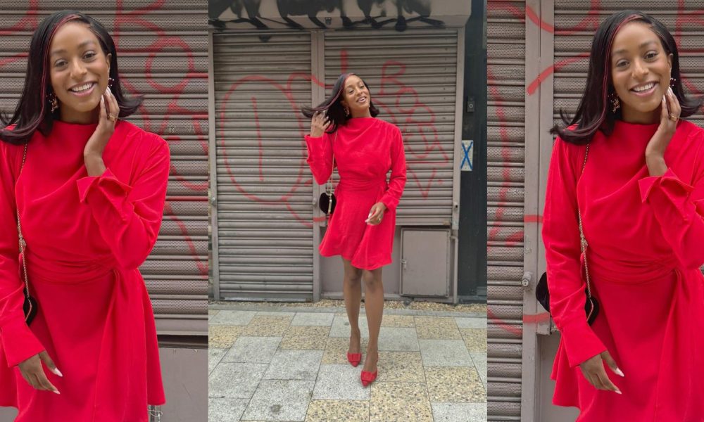 “Love me tender” – Cuppy Otedola shows off new figure in red