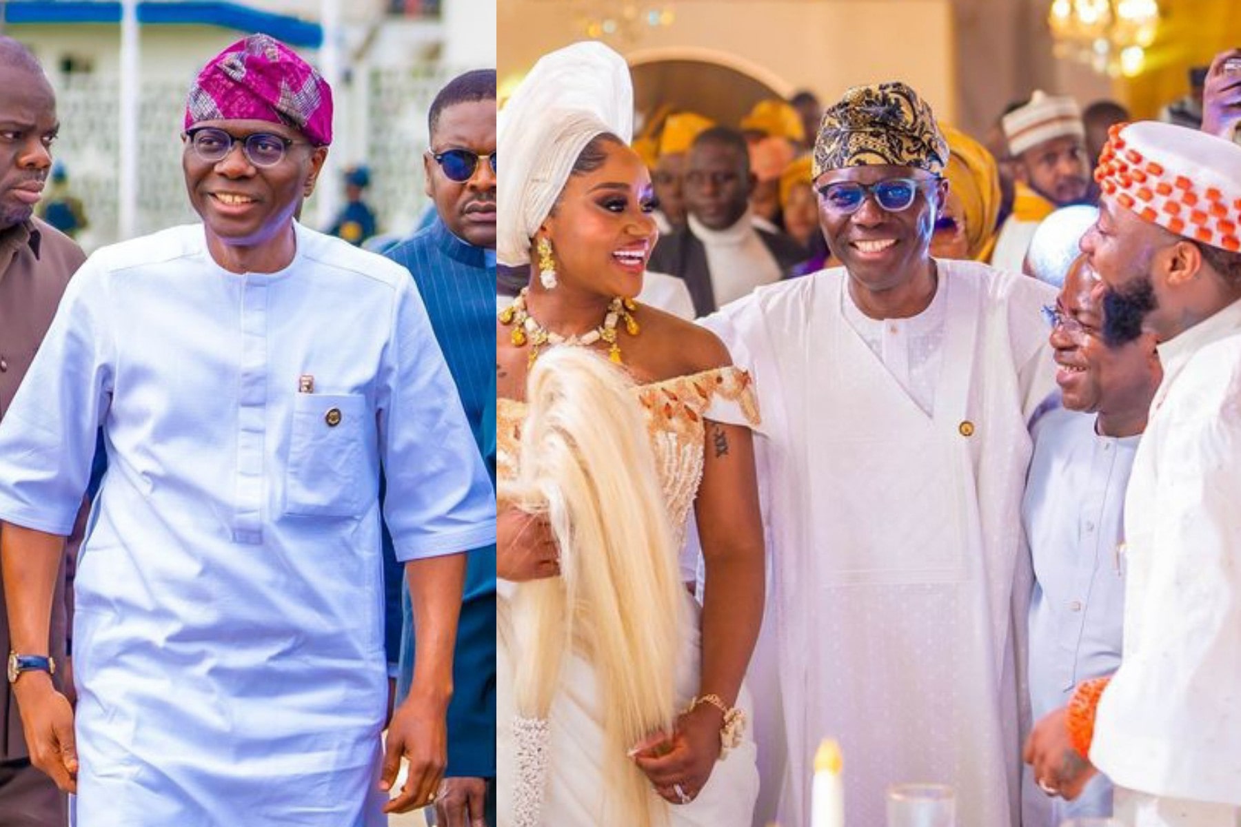 “The assurance of your love story is heartening” – Governor Sanwo-Olu pens note Davido to Chioma following their wedding