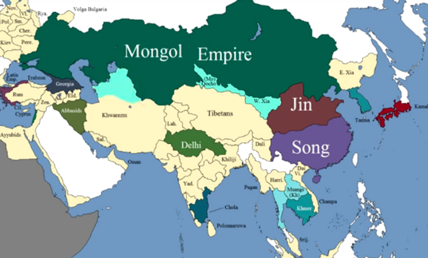 How The Borders Within Asia Changed During The Middle Ages