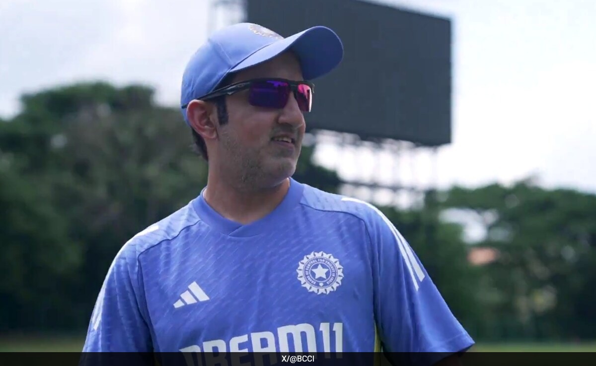 Gautam Gambhir Takes Charge Of His Training Session Ahead Of 1st T20I vs Sri Lanka. Watch