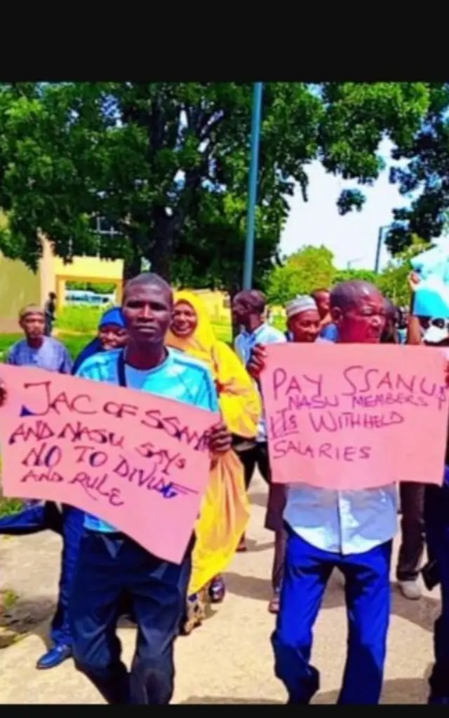 SSANU, NASU ATBU Stage Protest, Demand Sack Of Labour, Education Ministers Over Unfulfilled Promises