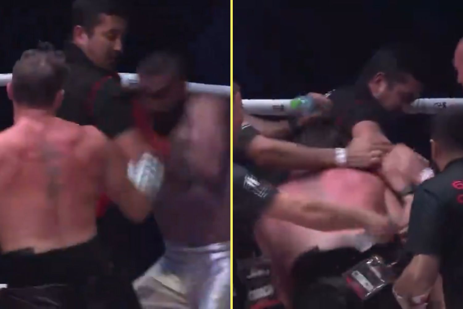 Brawl breaks out after Darren Till’s boxing debut following controversial finish