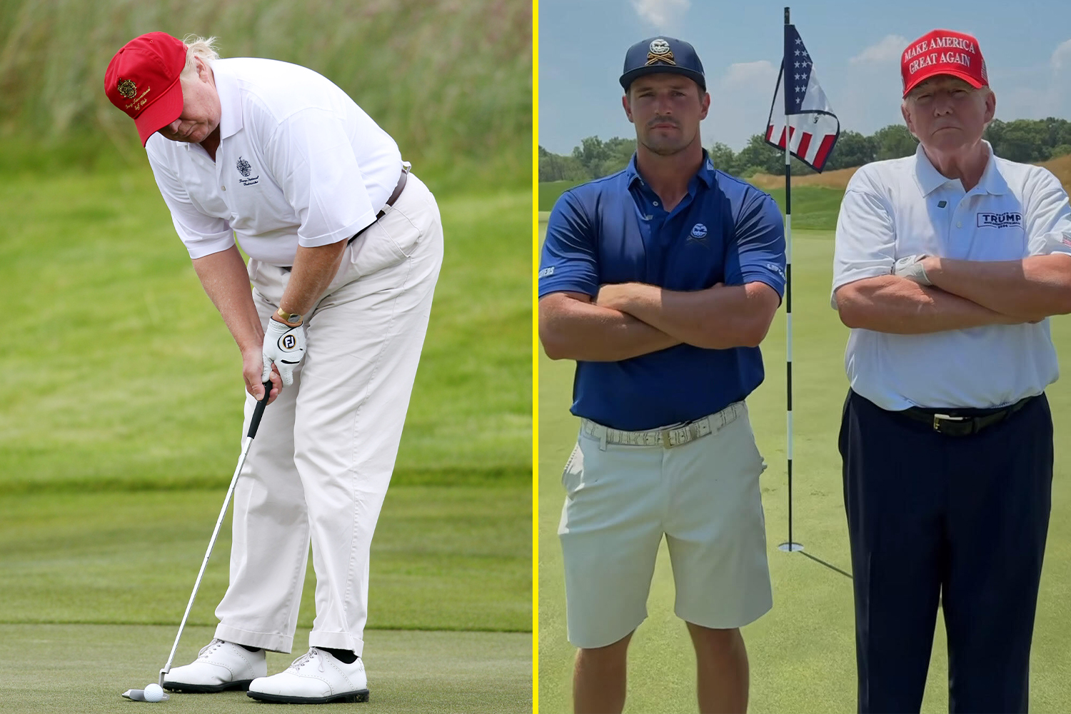 ‘Show what he’s got’ – Bryson DeChambeau teases round of golf video with Donald Trump