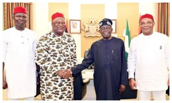 Tinubu Officially Receives Anyim Into APC