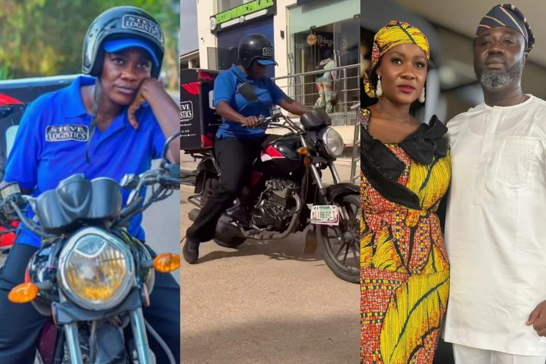 “What my husband told me when he saw it” – Mercy Johnson reveals as she rides power bike for the first time (Video)