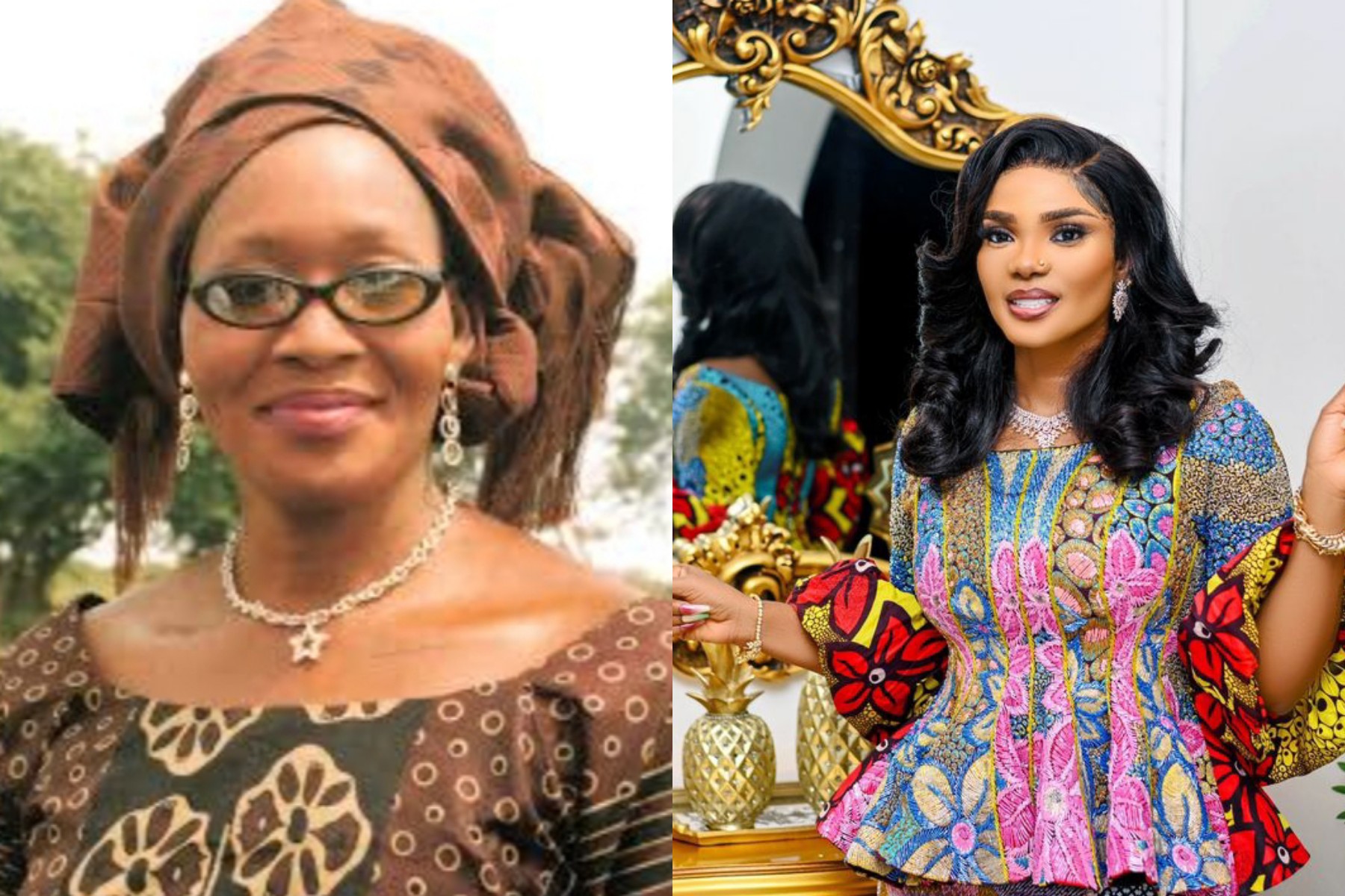 “Very mature response to a street lady” – Mix reactions as Kemi Olunloyo’s son replies Iyabo Ojo over her open letter