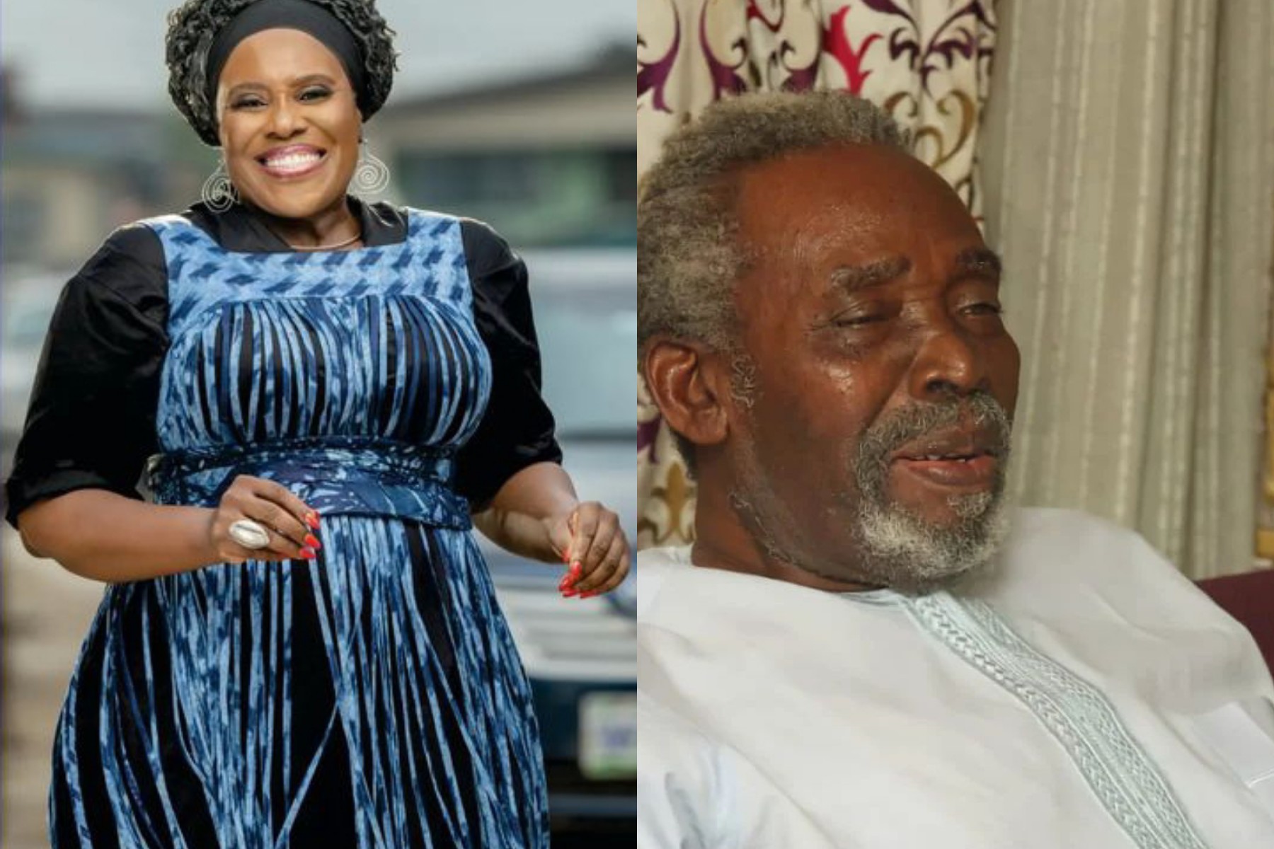 “Over 4000 messages and still counting” – Joke Silva overwhelmed with love following husband, Olu Jacobs’ birthday celebration