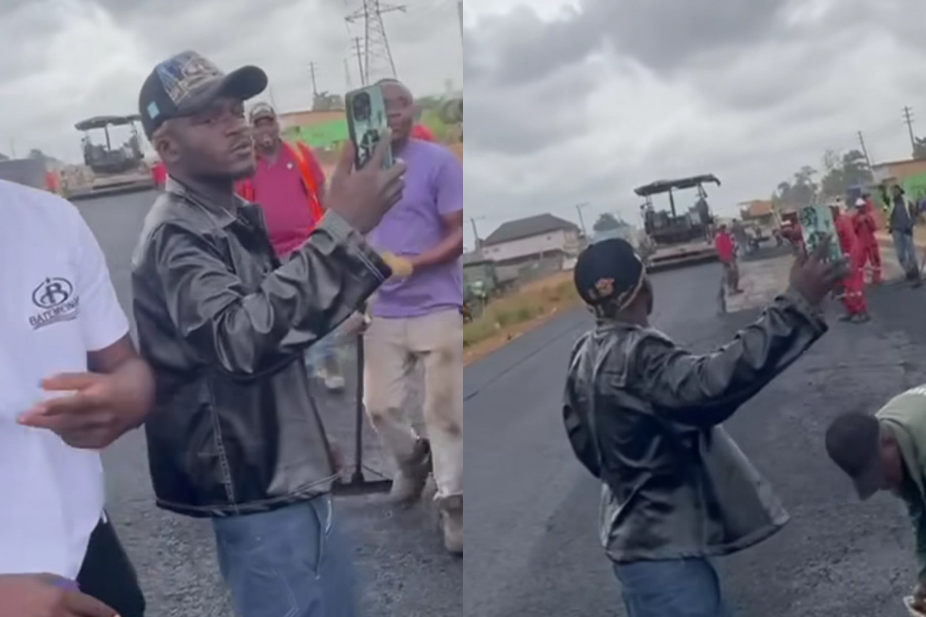 Mix reactions as Portable gives kudos to Ogun State government as he visits Atan-Lusada-Agabara new road project (Video)