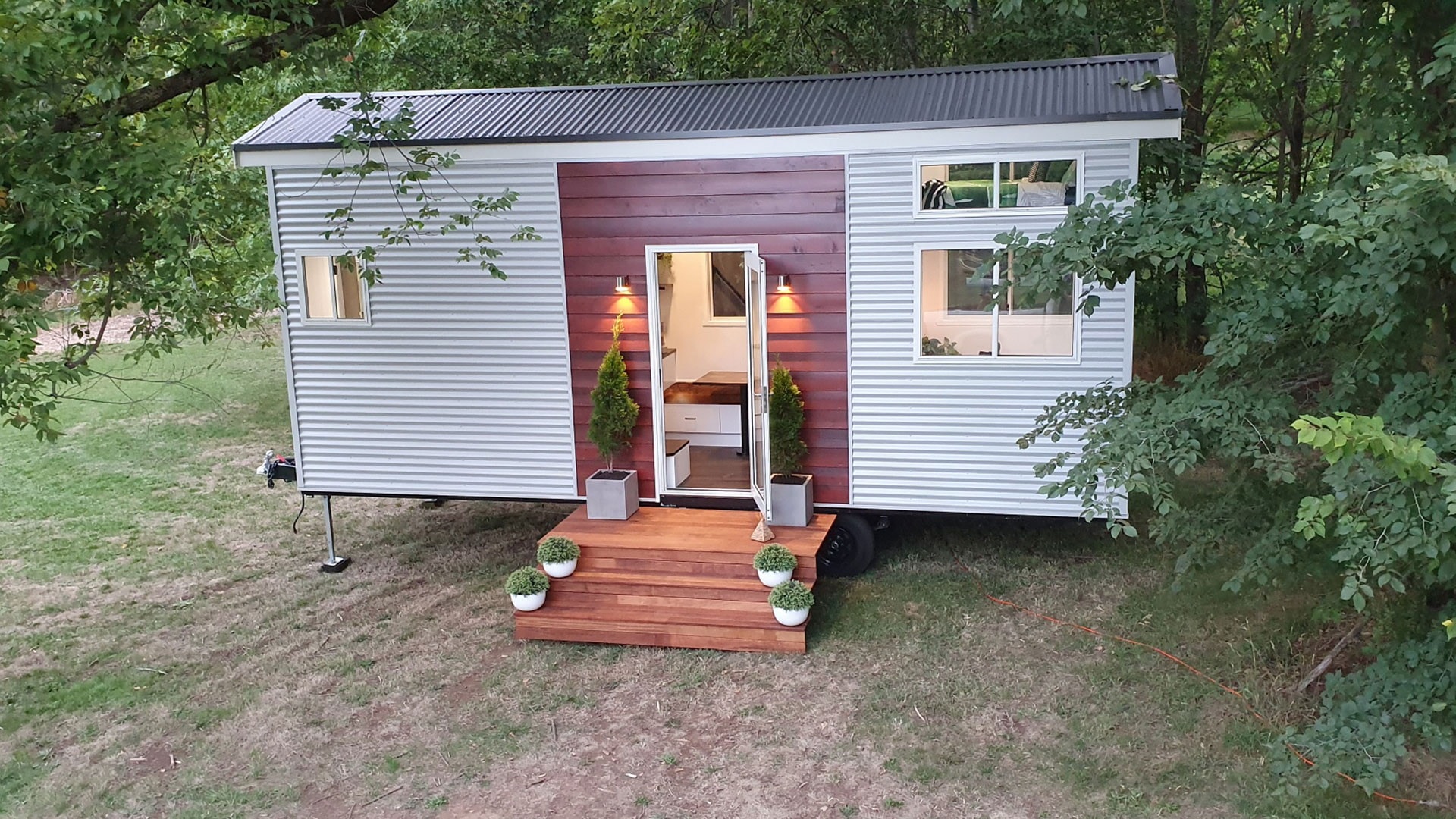 A Clever Layout Makes This Two-Bedroom Tiny Home Extra Flexible And Cozy