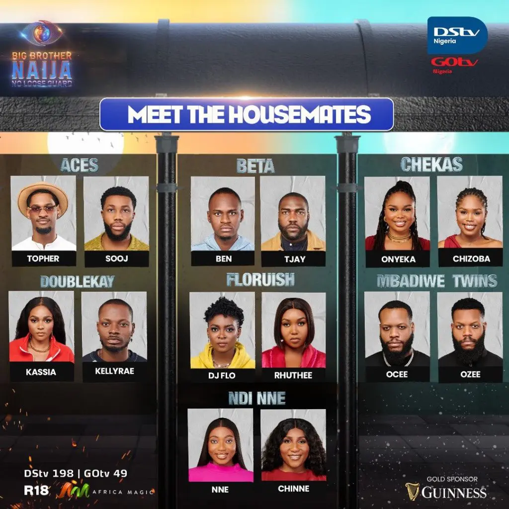 BBNaija : Meet The 20 ‘No Loose Guard’ Housemates