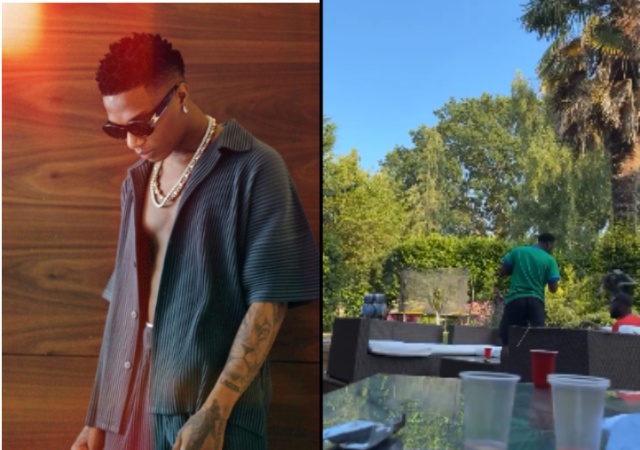 “Nobody Loves Lowkey Life Like Ayo” – Reactions As Video Of Wizkid’s London Mansion Goes Viral