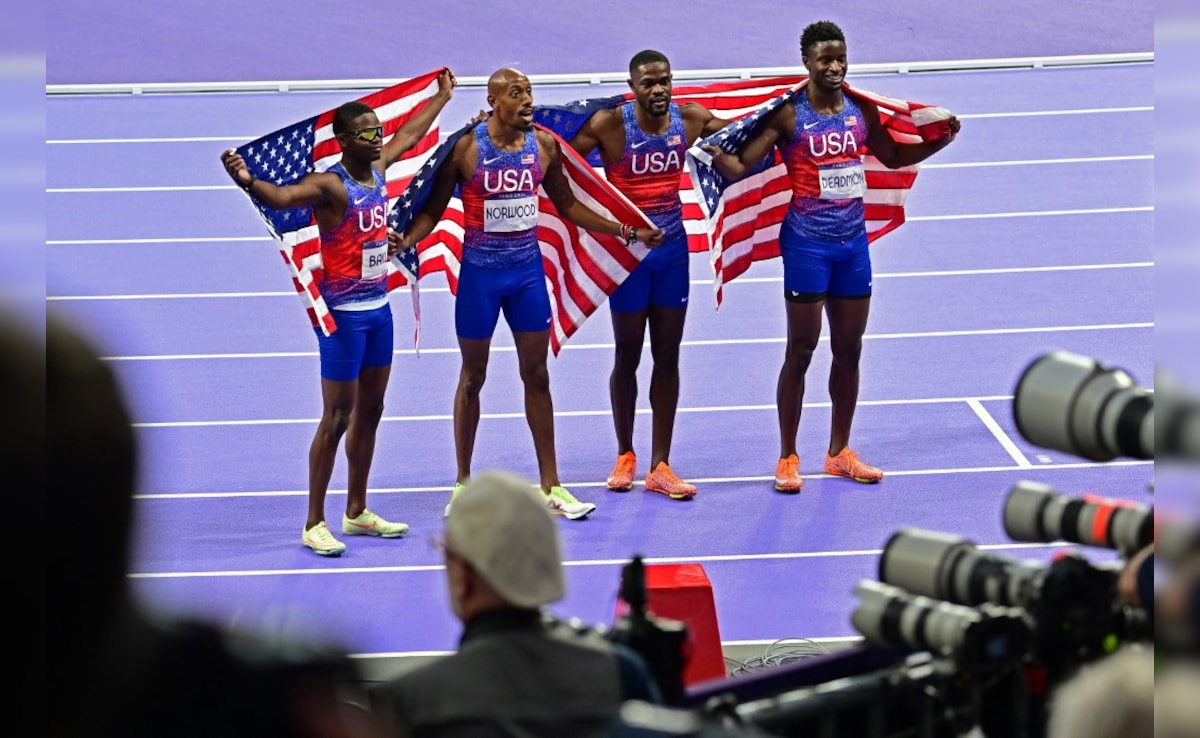 Rai Benjamin Anchors US To Men’s 4x400m Relay Gold