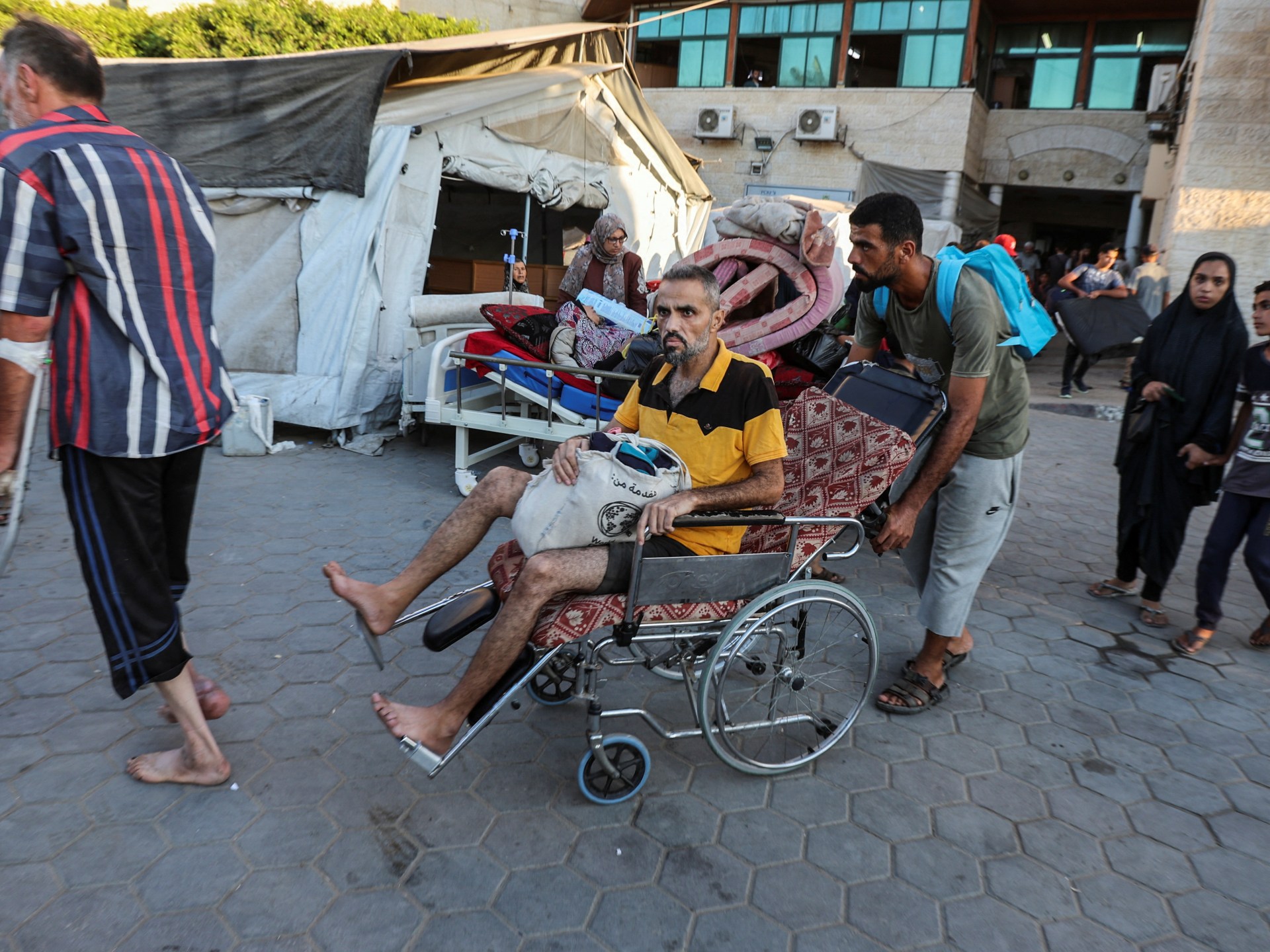 Israel Orders Evacuation In Deir el-Balah, Patients Flee Al-Aqsa Hospital