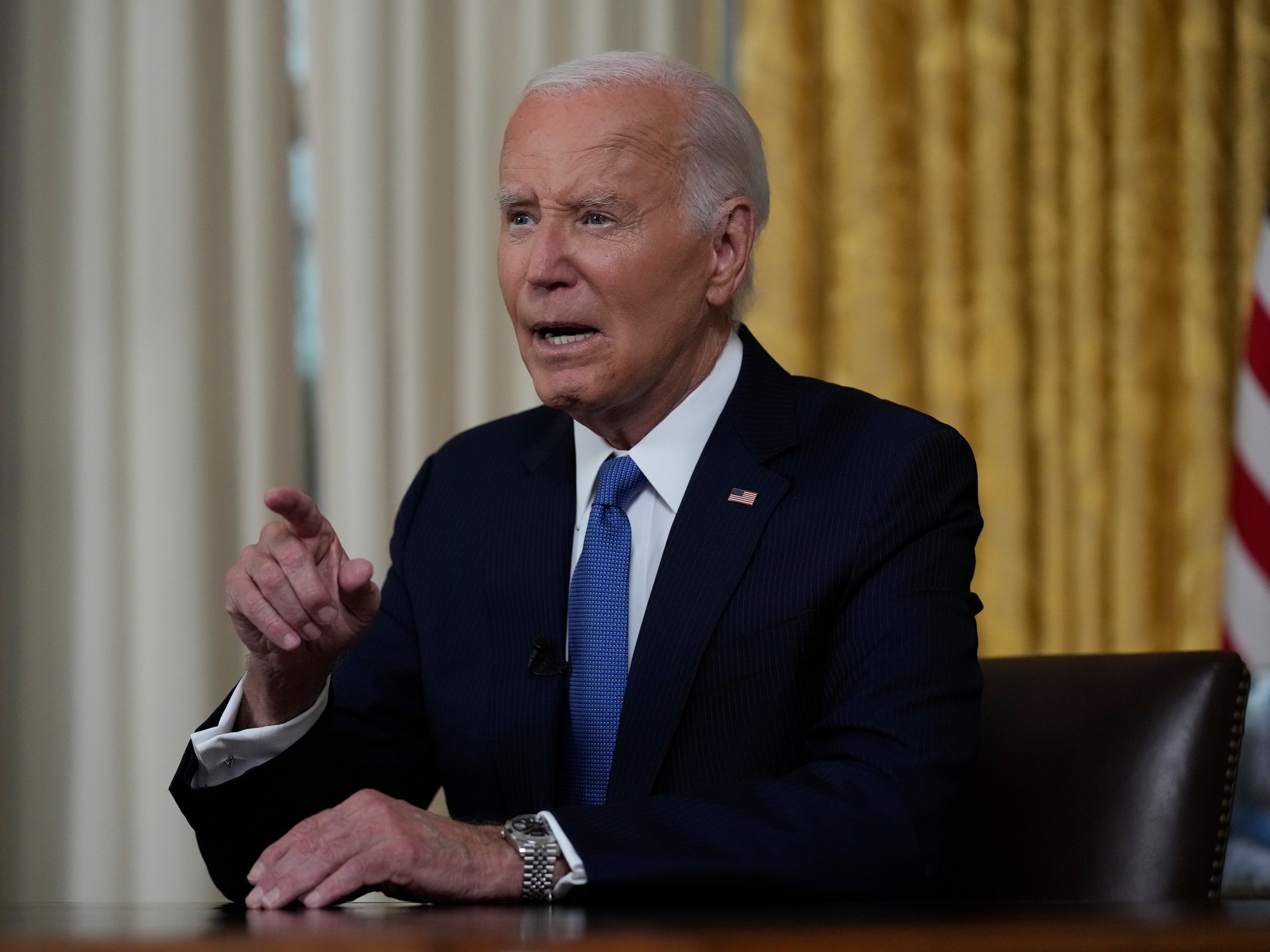 In First Interview Since Dropping Out, Biden Says Trump Danger To US