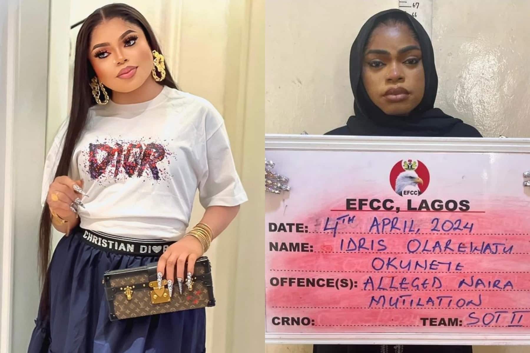 Jubilation as Bobrisky returns to social media makes first appearance