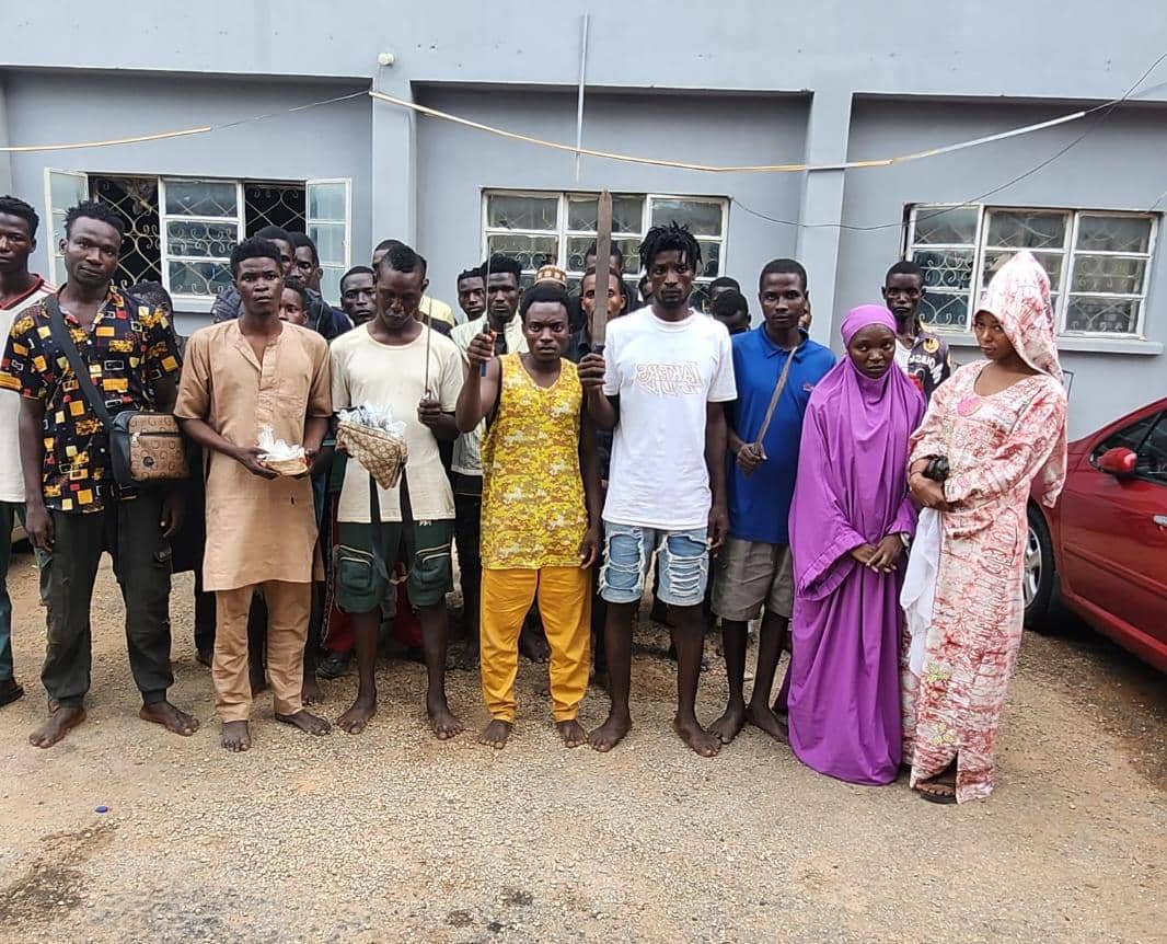 Kaduna Police Raid Black Spots, Arrest 35 Suspected Criminals