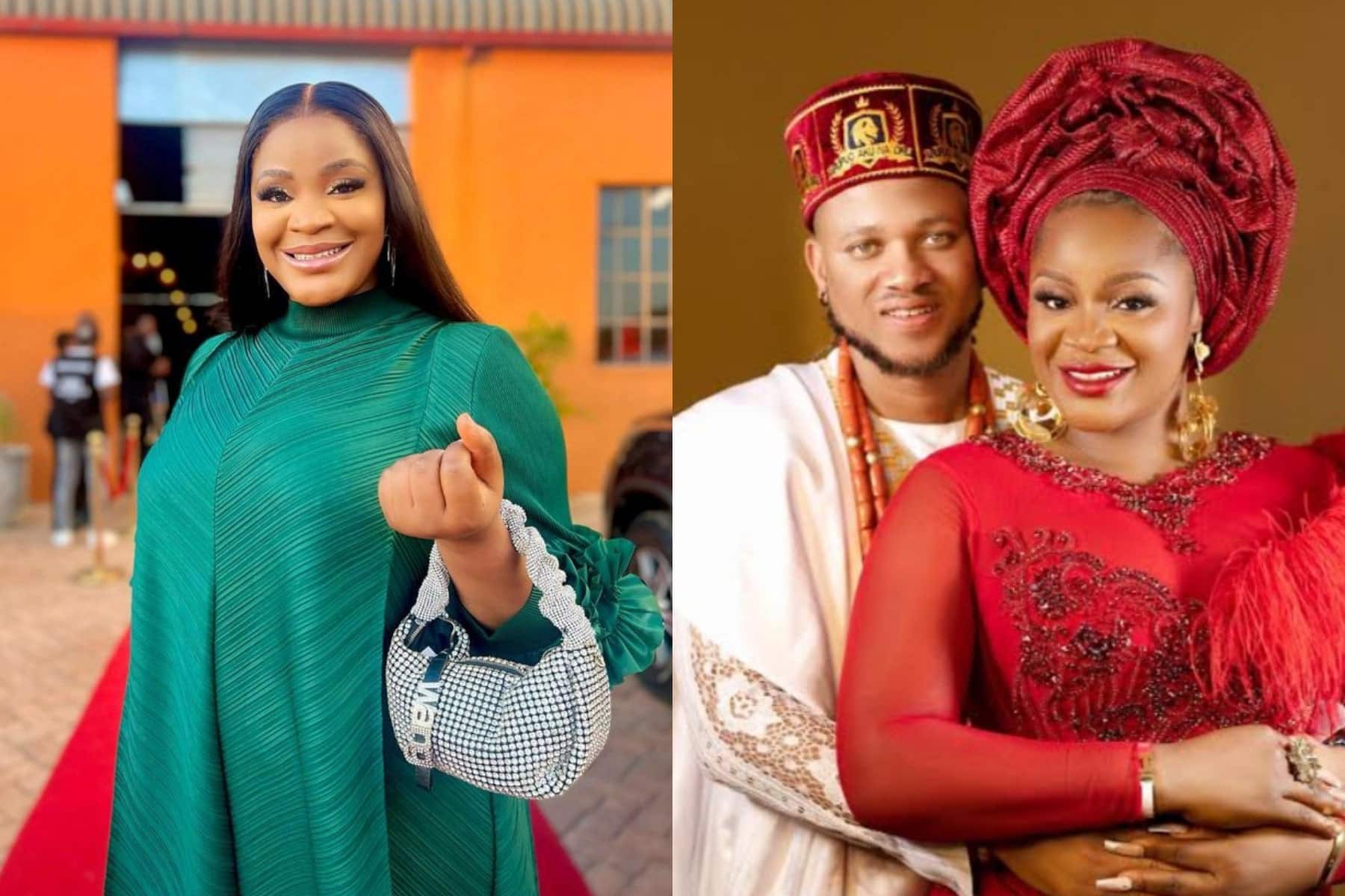 “My heart and that of my husband are bleeding, but he is masking his pain to keep me strong” – Uche Ogbodo breaks down in tears as she and husband lose their stores