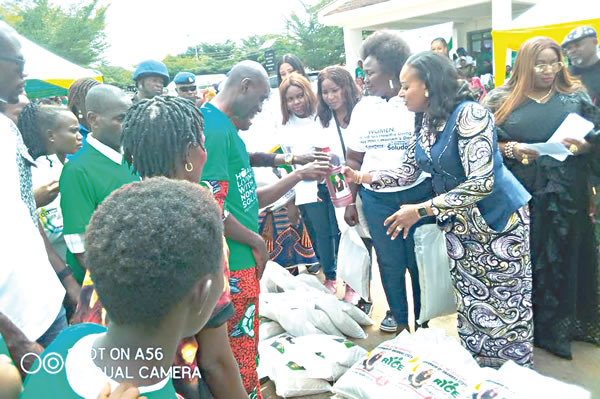 Soludo’s wife distributes food items, free medical to celebrate birthday with underprivileged