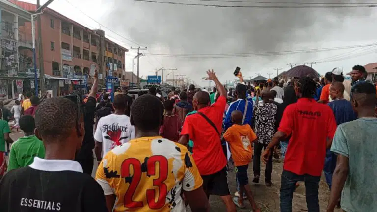 Protest Day 2: Policeman Shoots Unarmed Protesters, Injures One In Ughelli