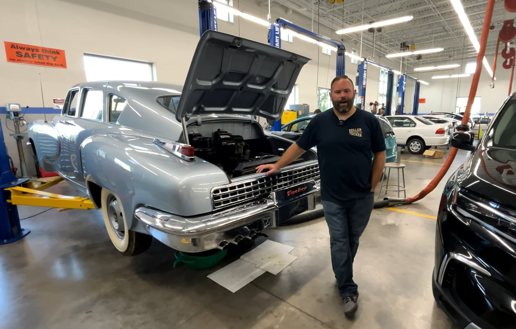 1948 Tucker “Torpedo” Is Highly Original, Fires Up After Decades in a Museum