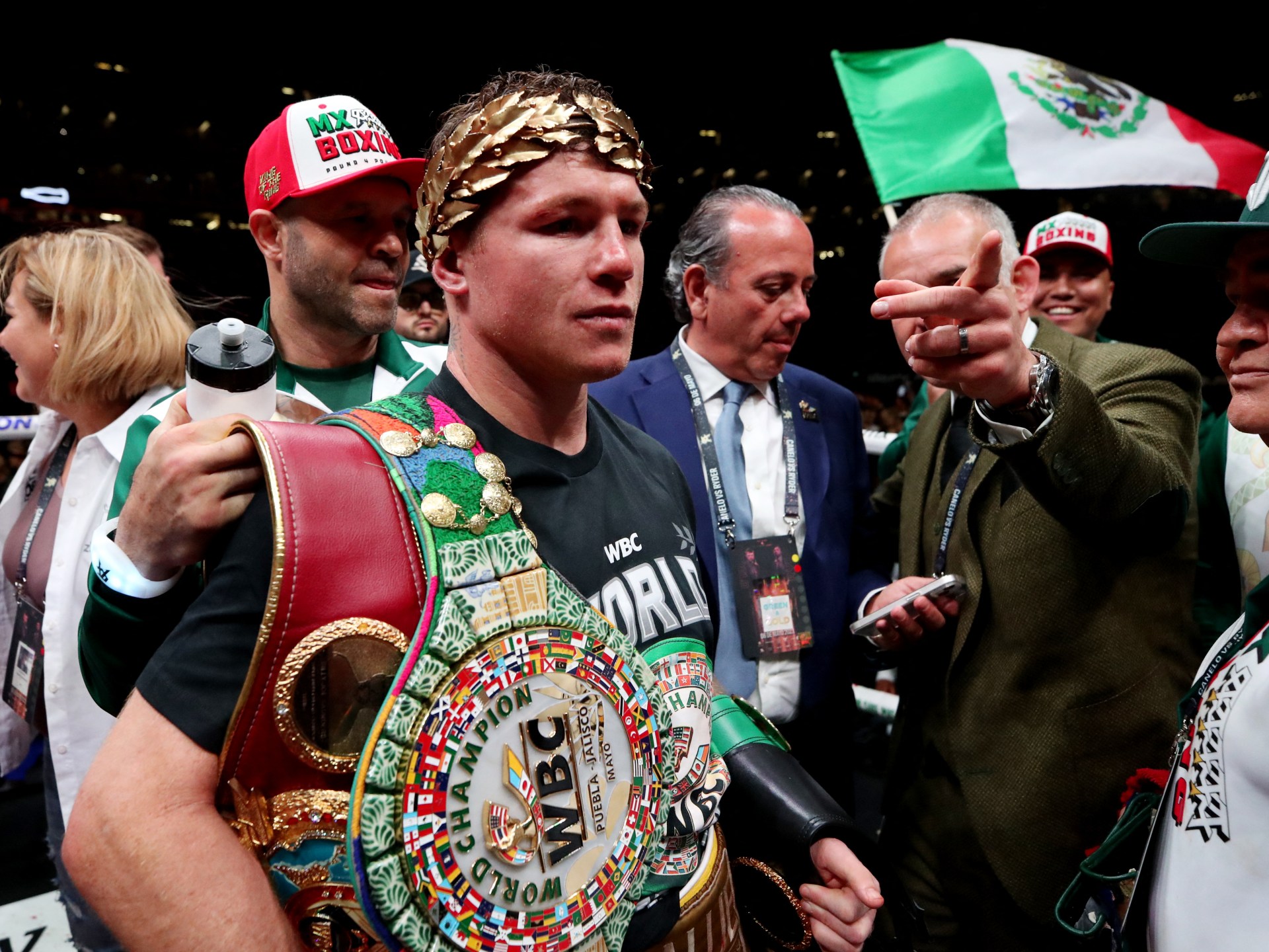 ‘Canelo’ Alvarez Pummels Berlanga To Retain Super Middle Weight Boxing Belt